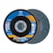 Pferd 4-1/2" x 7/8" A.H. POLIFAN Flap Disc - Z PSF EXTRA STEELOX, Zirconia, 120 Grit, Flat 60462 - alternate 1